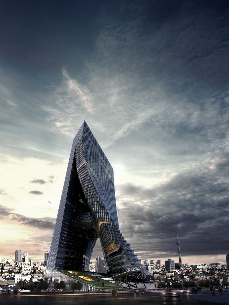 Architecture Masterprize Winner Tehran World Trade Center Fluid 